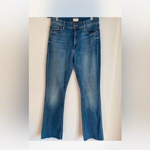 Mother Insider Frayed Hem Ankle Jeans Size 28